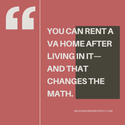 Graphic showing that veterans can rent a VA home and still use multiple VA home loans to buy again.