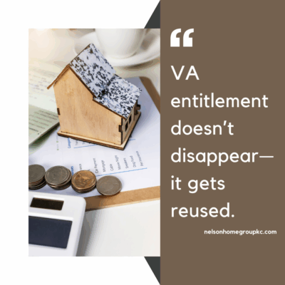 VA entitlement example illustrating how multiple VA home loans reuse entitlement instead of losing it.