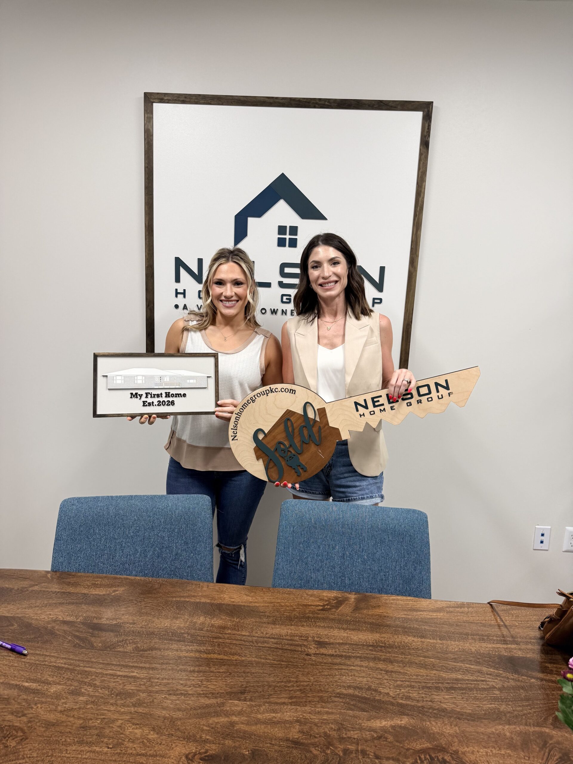 First-time buyer at closing in Lee’s Summit, MO