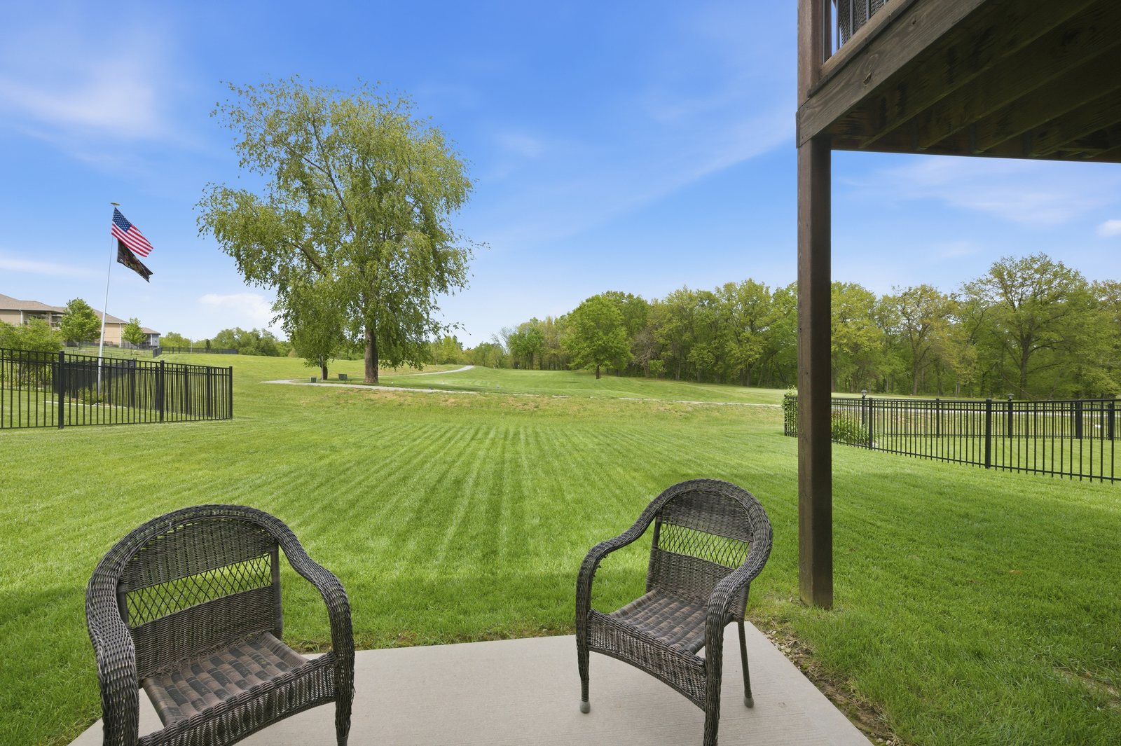 Backyard view overlooking Hole 3 of the MariMack golf course